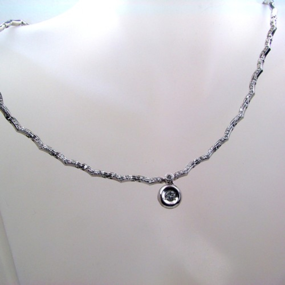 Diamond Necklace .55TDW 14KT White Gold